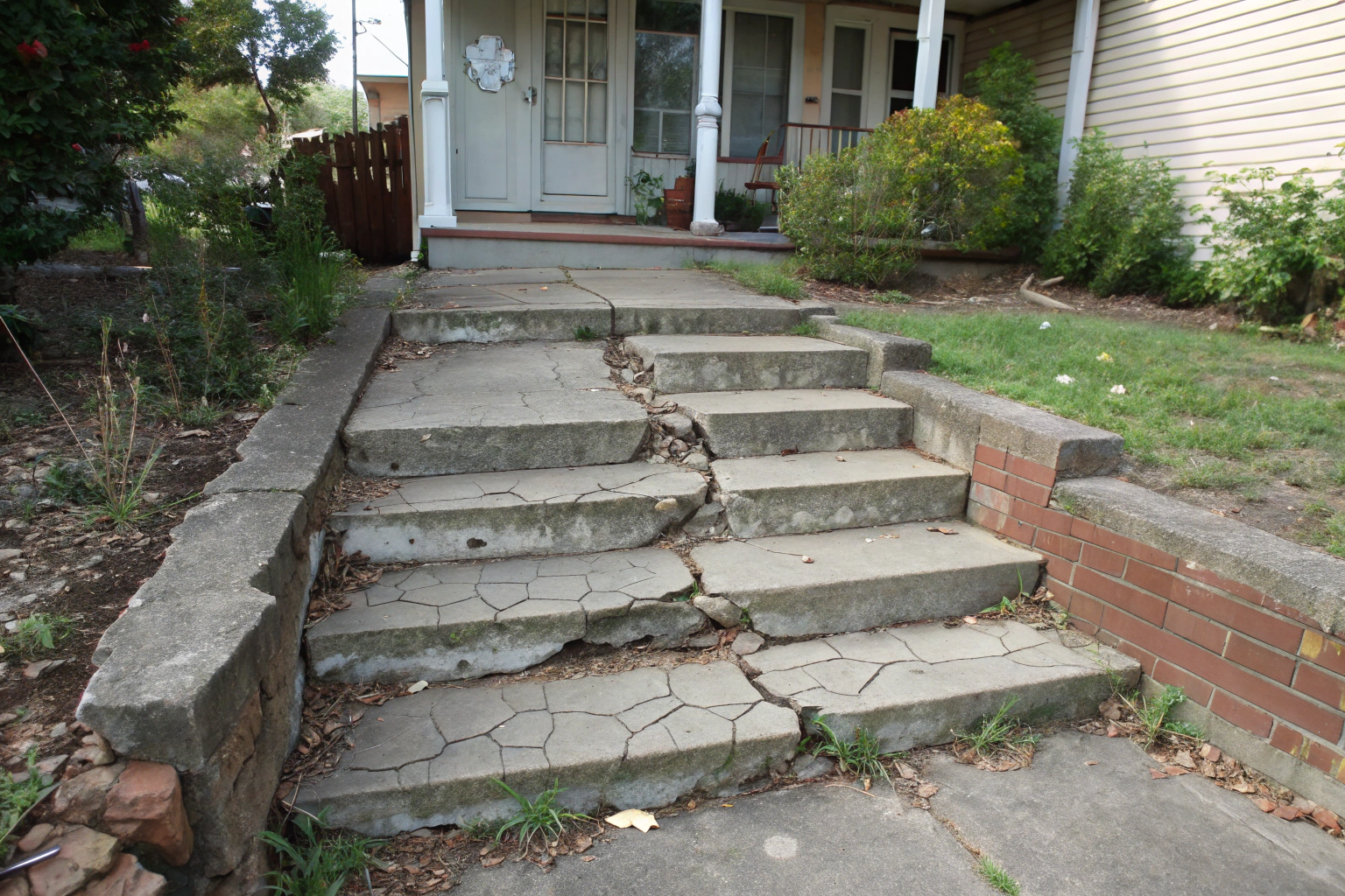 concrete steps removal Sawtell residential property