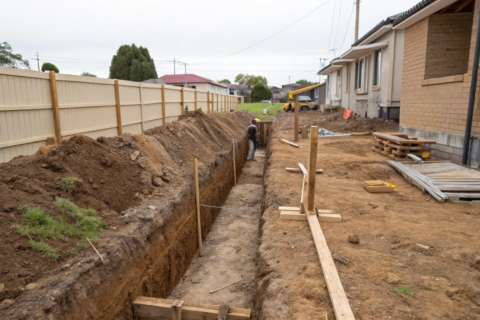 Formation inspection before concrete pour Coffs Harbour